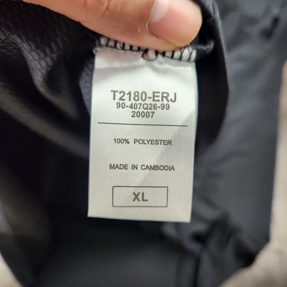 Mens Champion size XL Black 1/4 Zip Lightweight Long Sleeve Active Pullover NEW - Picture 7 of 9